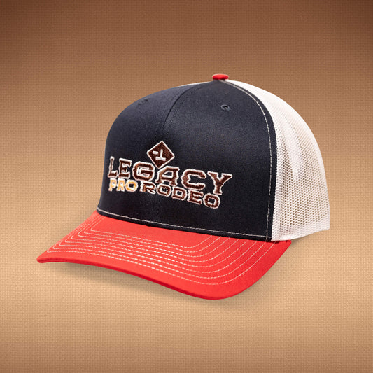 LPR Trucker Hat - Navy/Red/White