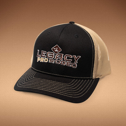 LPR Trucker Hat - Black/Vegas Gold