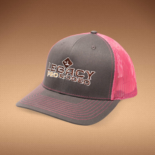 LPR Trucker Hat - Grey/Pink